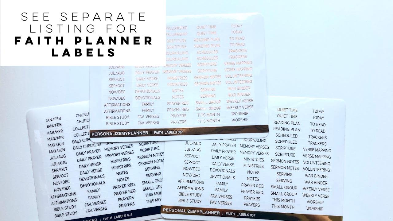 2026 Faith Planner, Rose Gold, Copper, Gold, or Frosted Discs, Deluxe, Bible Study, Christian Planner, War Binder, Faith Journal