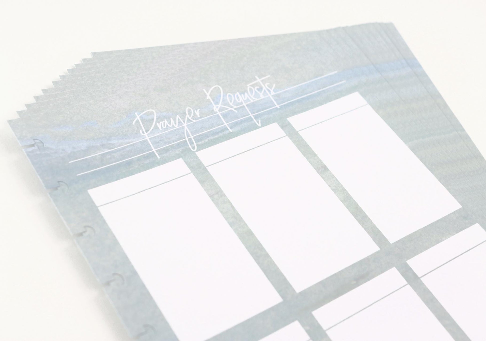 Prayer Requests Extension Pack, 80 Boxes, Faith Journal, 11 Printed Pages, Classic Happy Planner Size, Prayer Journal, Disc, War Binder