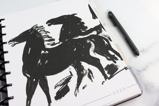 8.5" x 11" Happy Planner Dividers, 6 Clear Dividers, Blank Side Tabs, frosted, Minimalist Discbound, disc, pre-punched plastic, Big Size