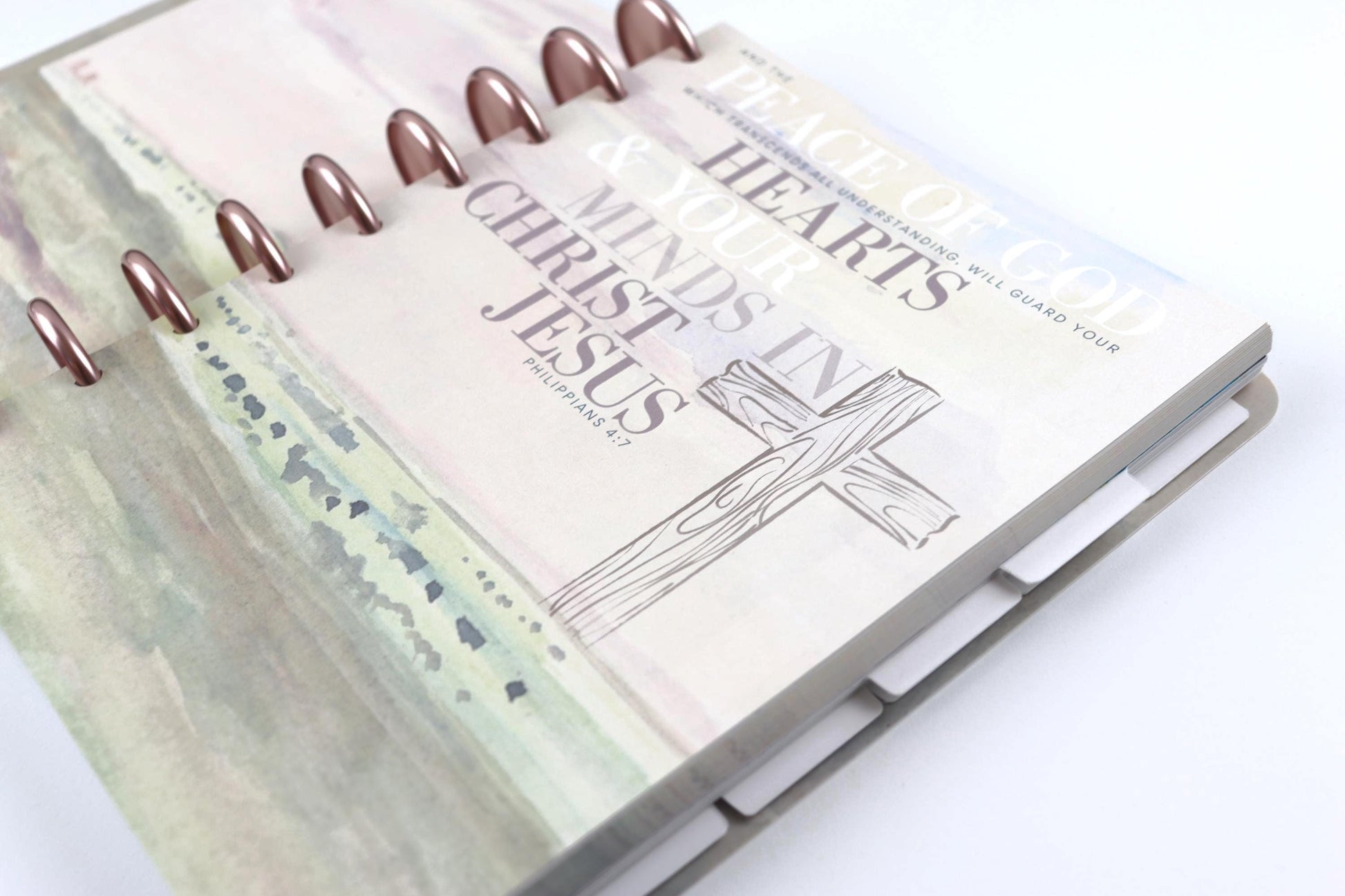 2026 Faith Planner, Rose Gold, Copper, Gold, or Frosted Discs, Deluxe, Bible Study, Christian Planner, War Binder, Faith Journal