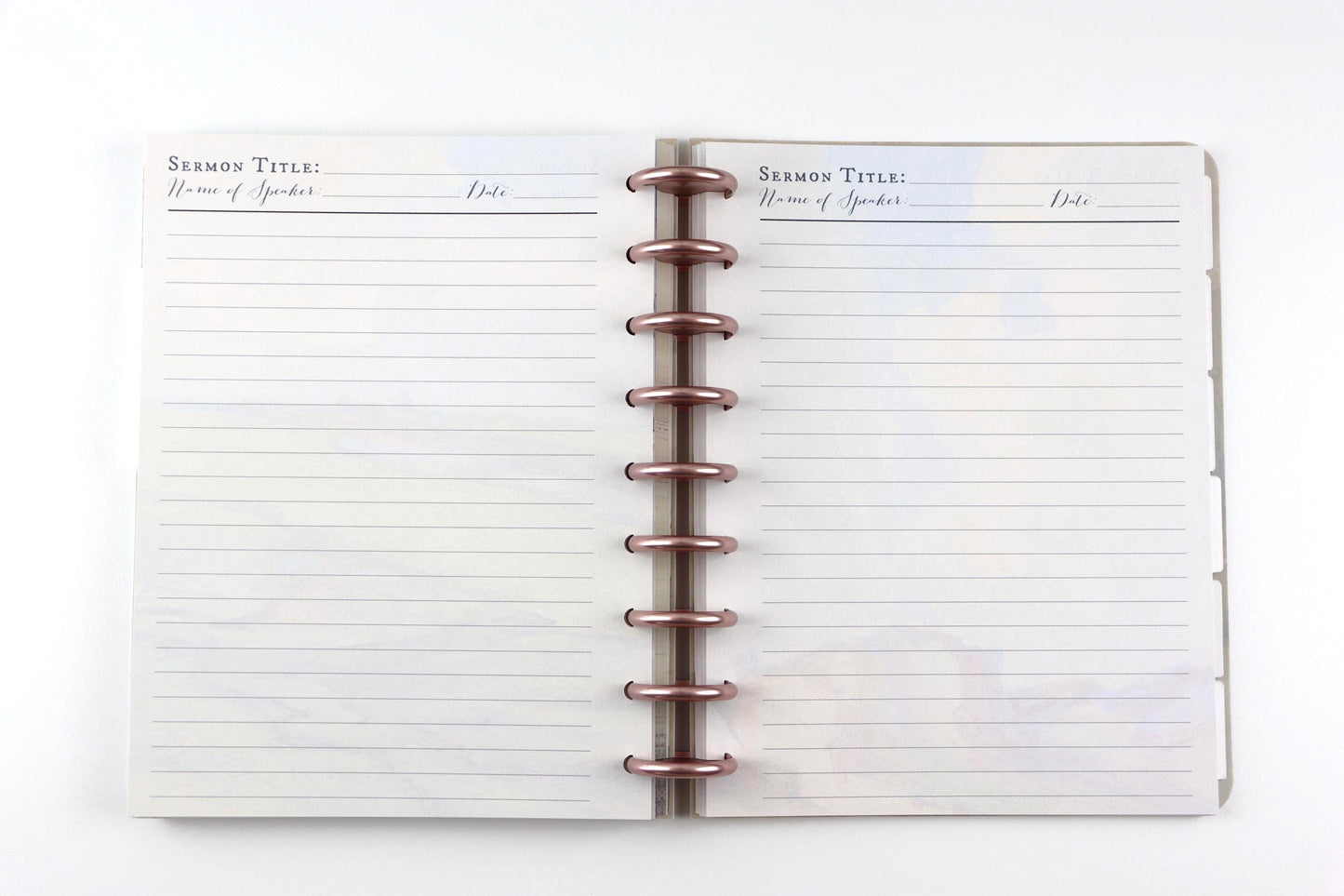 Sermon Notes Happy Planner, 26 Pages, Prayer Planner Inserts, Daily Faith Planner, Christian, printed, war binder, faith journal