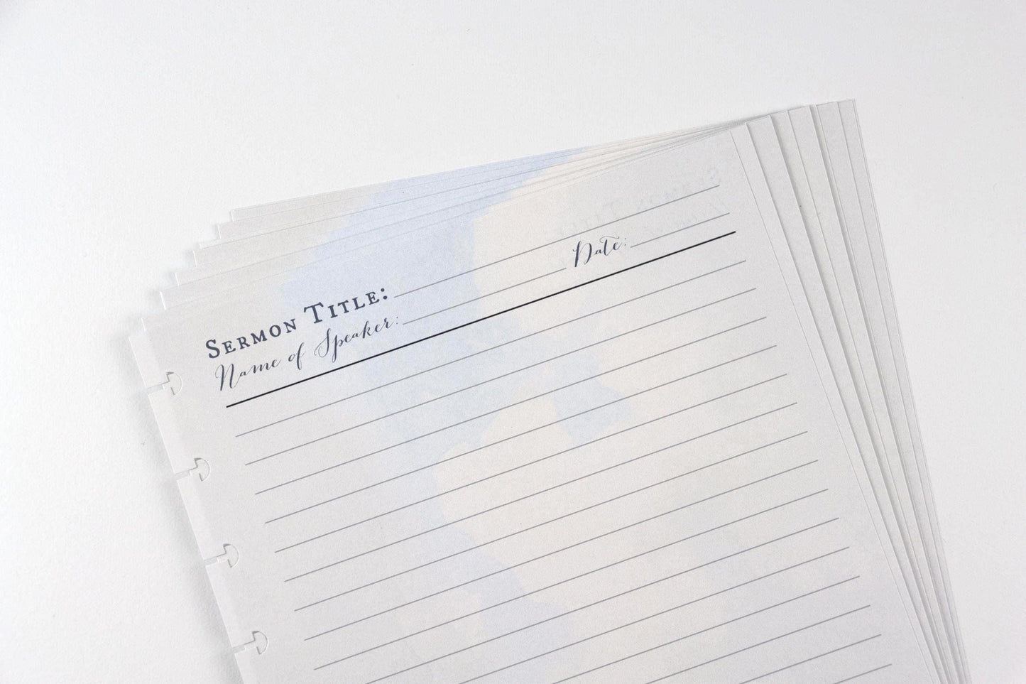 Sermon Notes Happy Planner, 26 Pages, Prayer Planner Inserts, Daily Faith Planner, Christian, printed, war binder, faith journal