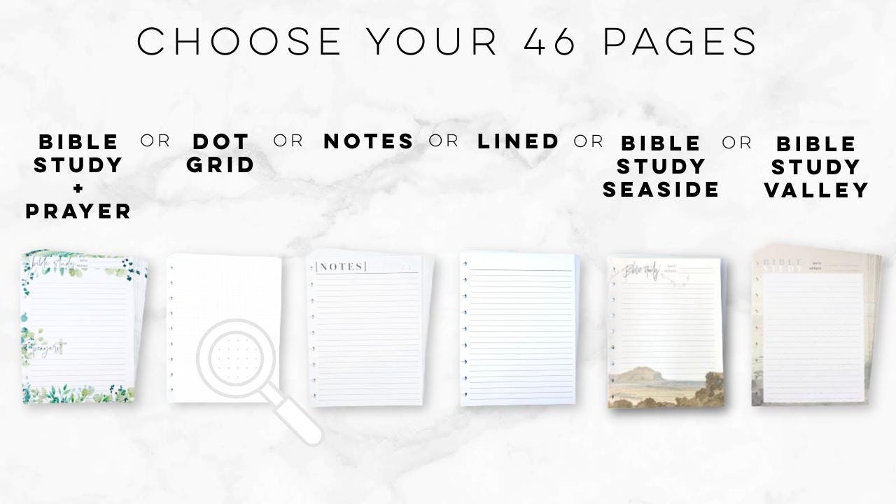 Personalized 2026 Faith Planner, Copper, Gold, Frosted, or Rose Gold Discs, Deluxe, Bible Study, Christian, War Binder, Faith Journal