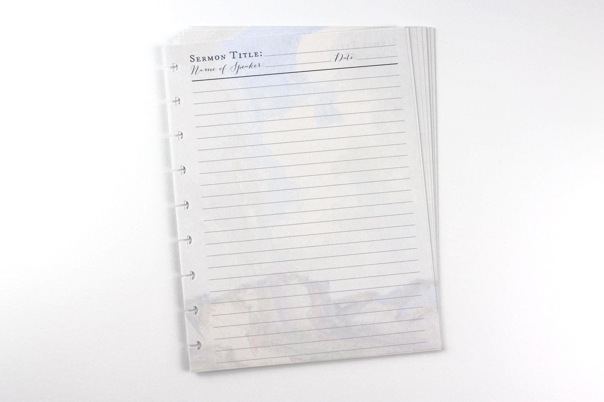 Sermon Notes Happy Planner, 26 Pages, Prayer Planner Inserts, Daily Faith Planner, Christian, printed, war binder, faith journal