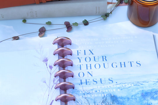 Personalized 2026 Faith Planner, Copper, Gold, Frosted, or Rose Gold Discs, Deluxe, Bible Study, Christian, War Binder, Faith Journal