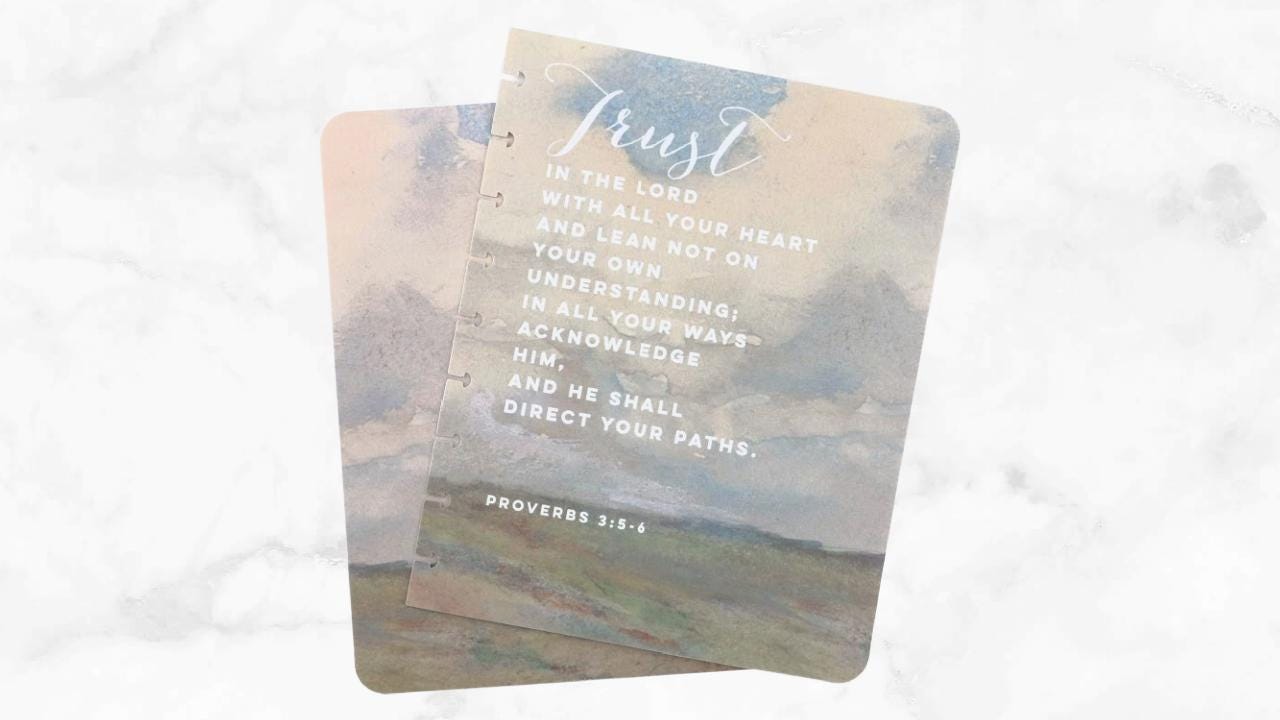 Happy Planner Covers, Proverbs 3, Classic Covers, Classic Happy Planner Cover, War Binder Cover, Faith Journal, Gift for Christian