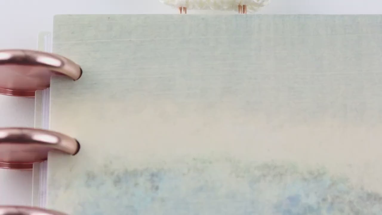 Rose Gold Paper Clip, Winter Beanie Planner Clip, Cream & Rose Gold Planner Clip, Bookmark Gift for Her, Personalize My Planner, Party Favor