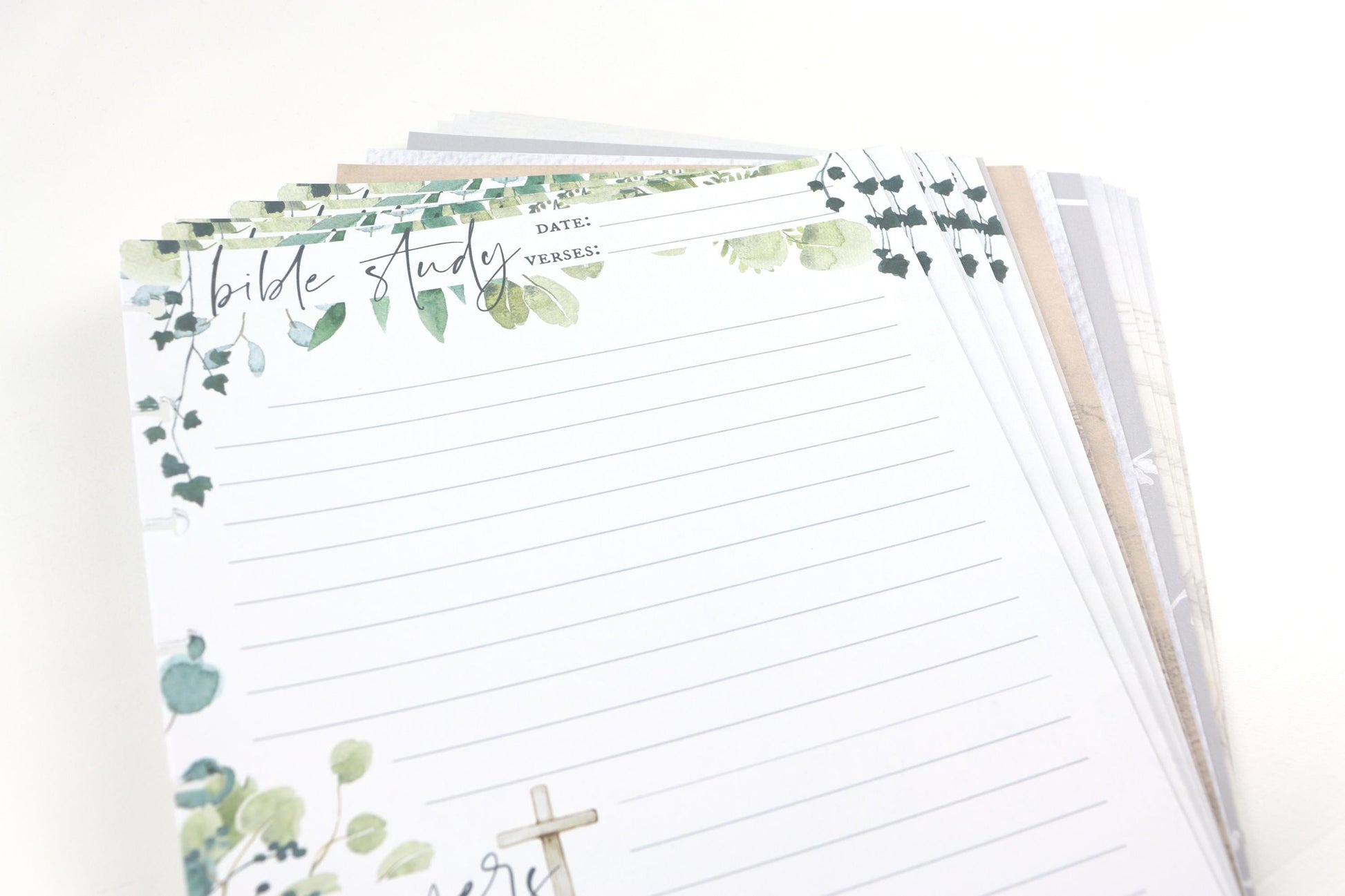 Faith Journal, 99 Printed Pages, Classic Happy Planner, Bible Study, Prayer Journal, Planner inserts, Pre-punched, Disc, War Binder Sheets