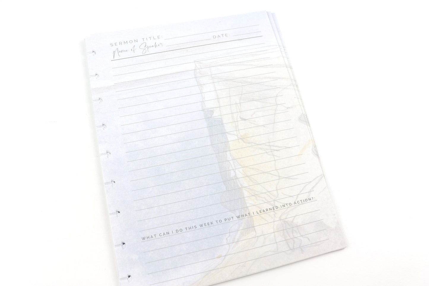 Faith Journal, 99 Printed Pages, Classic Happy Planner, Bible Study, Prayer Journal, Planner inserts, Pre-punched, Disc, War Binder Sheets