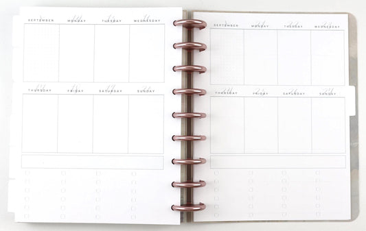 2026 Weekly Calendar, Classic Happy Planner, Faith Planner, Vertical, Monday Start, Checkboxes, 33 Printed Pages, Pre-punched, Disc