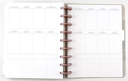 2026 Weekly Calendar, Classic Happy Planner, Faith Planner, Vertical, Monday Start, Checkboxes, 33 Printed Pages, Pre-punched, Disc