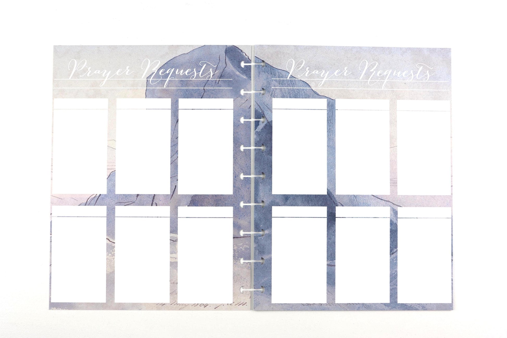 Prayer Requests Extension Pack (Proverbs Design), 132 Boxes, Faith Journal, 11 Printed Pages, Classic Happy Planner, Disc, War Binder