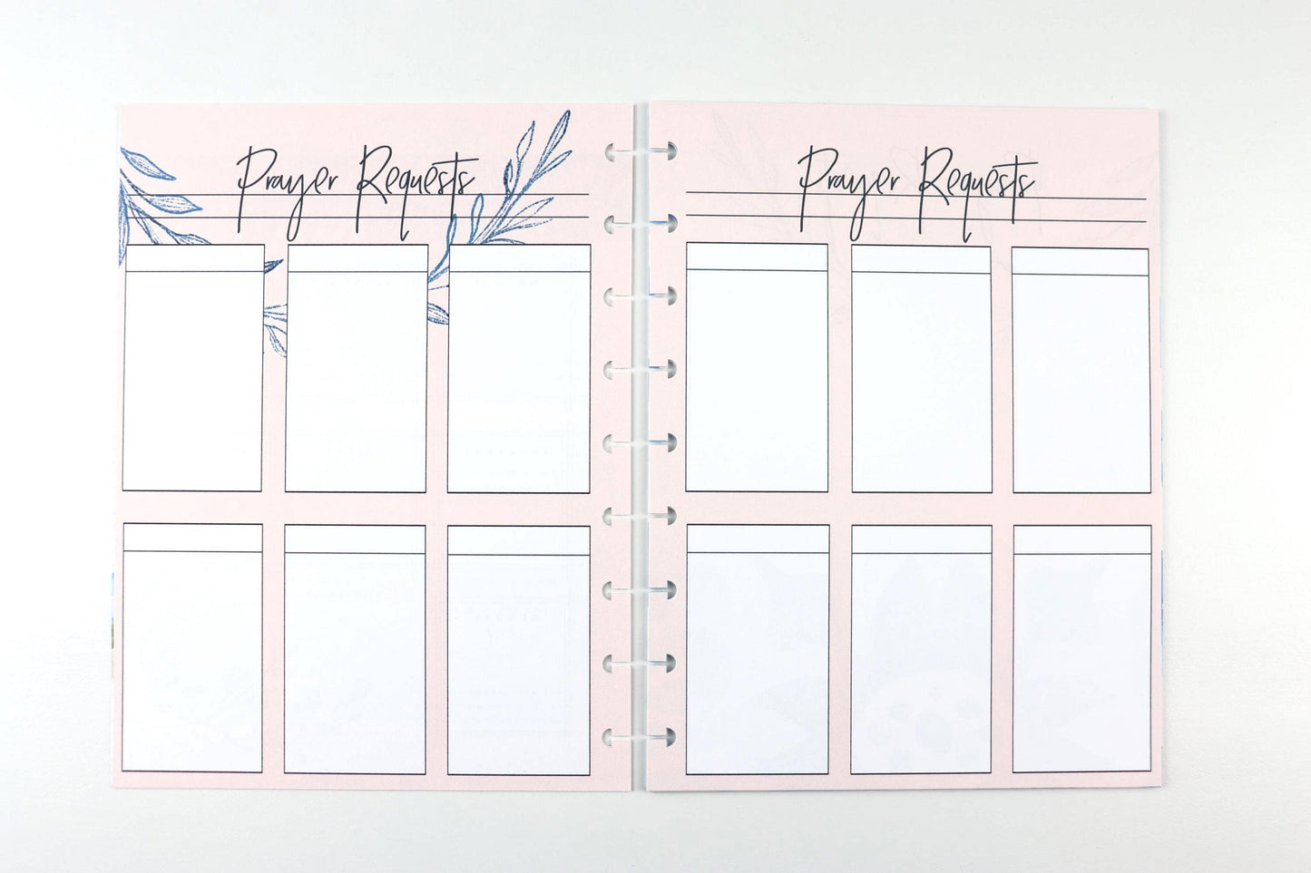 Prayer Journal Extension Pack, 15 Printed Pages, Classic Happy Planner, Prayer Requests, Bible Verses, Faith, Pre-punched, Disc, War Binder