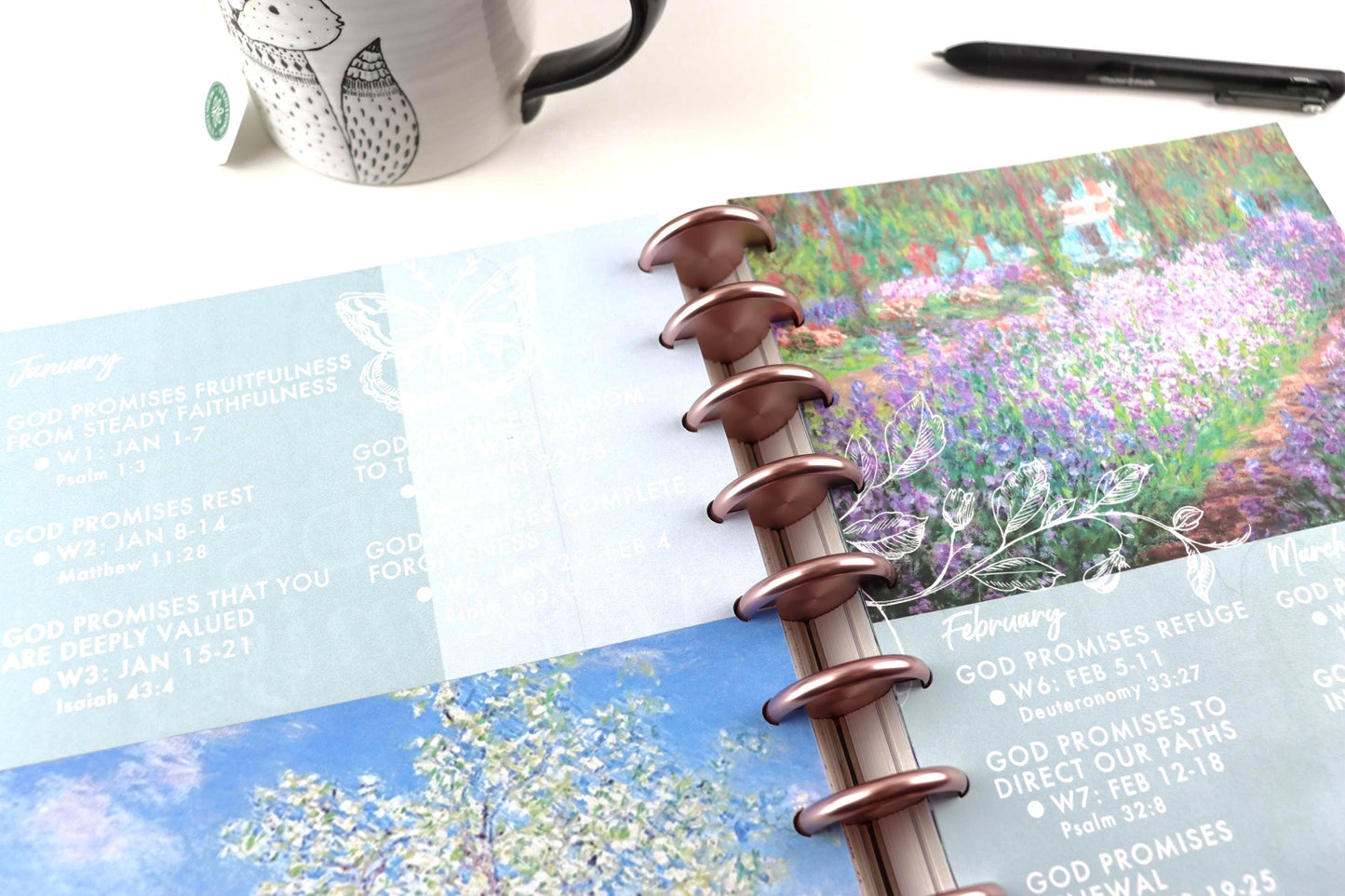 2026 Scripture Writing God's Promises Extension Pack, Faith Journal, 14 Printed Pages, Classic Happy Planner, Bible Study, War Binder