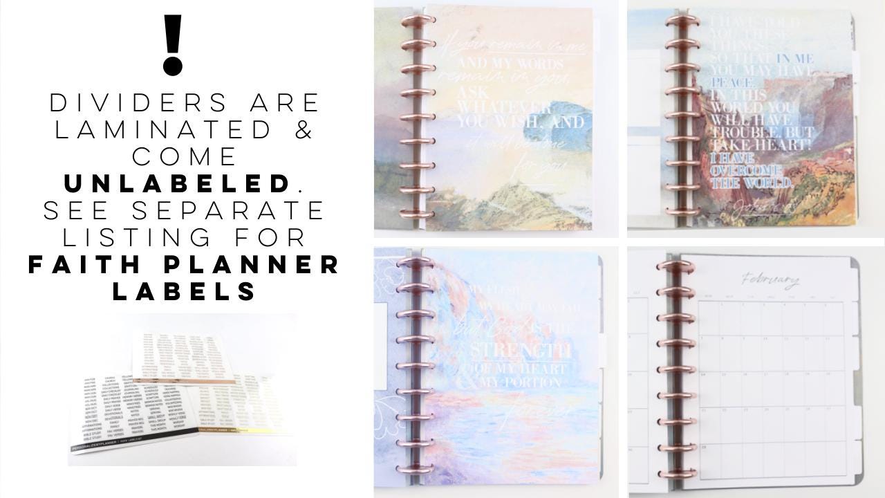 2027 Faith Planner (Matthew Design), Rose Gold, Copper, Gold, or Frosted Discs, Bible Study, Christian Planner, War Binder, Faith Journal