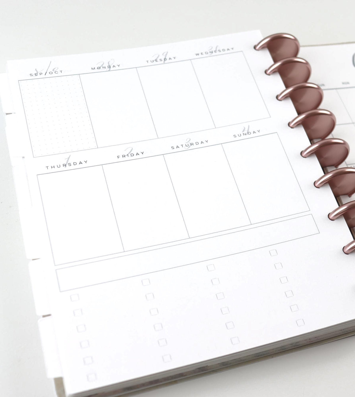 2027 Weekly and Monthly Calendar, Classic Happy Planner, Faith Planner, Vertical, Monday Start, Checkboxes, 35 or 48 Printed Pages, Disc