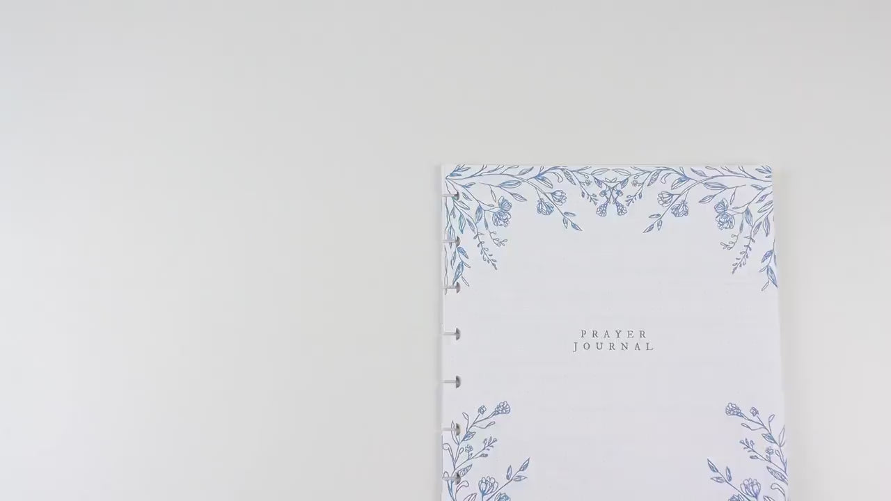 Prayer Journal Extension Pack, 15 Printed Pages, Classic Happy Planner, Prayer Requests, Bible Verses, Faith, Pre-punched, Disc, War Binder