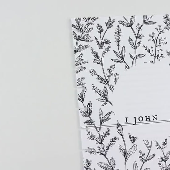 1 John, 2 John, & 3 John Note Taking Extension Pack, KJV, Faith Journal, 9 Printed Pages, Classic Happy Planner, Bible Study, War Binder